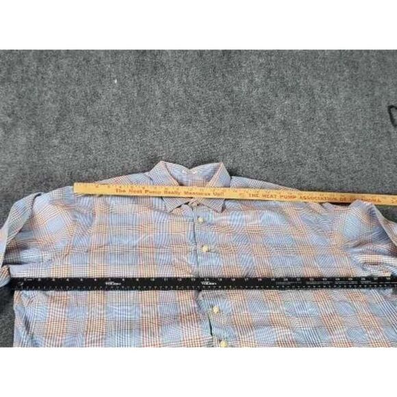Peter Millar Button Up Shirt Men Sz XXL Plaid Long Sleeve Casual Sportswear - Picture 5 of 9